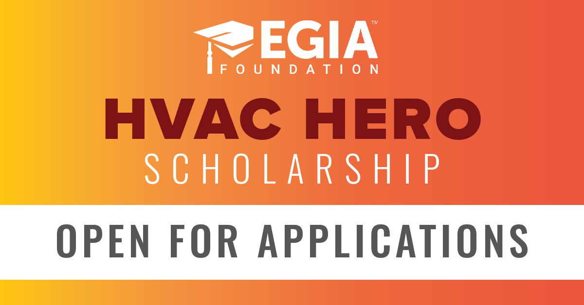 2018-19 EGIA Foundation Scholarship Program Now Open!